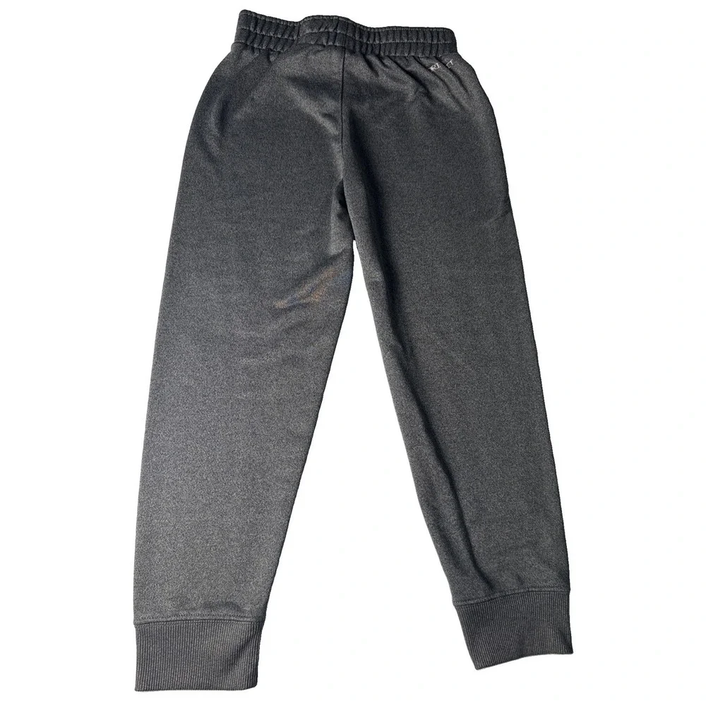 Nike Dri-FIT Kids Joggers Gray Heather Logo Sweatpants Size 6/7Y